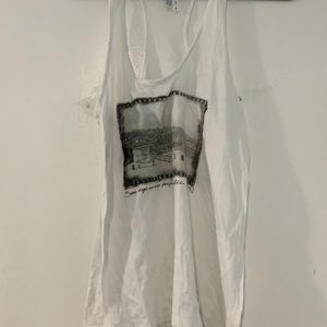 O’Neill printed white tank top sized M.